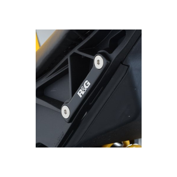 R&G Rear Foot Rest Blanking Plate Kit for EBR 1190RX/SX '14-